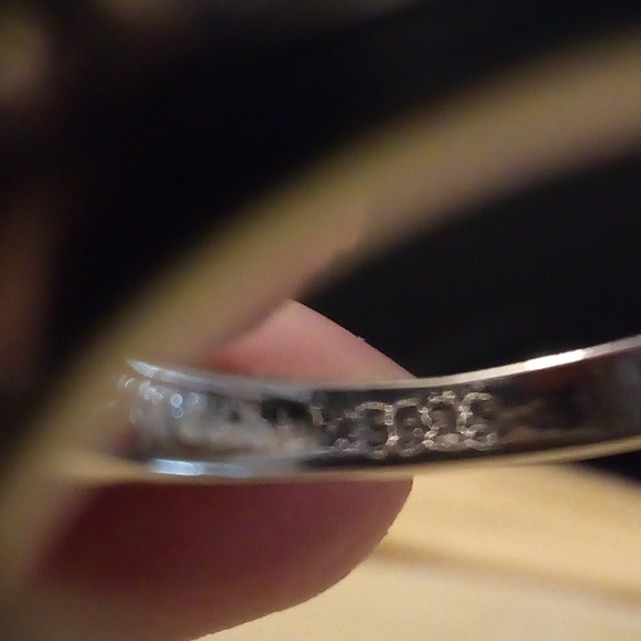 💝2/$20💝NWOT - Sterling Silver Classic Style Crystal Prong Setting Ring - 7 3/4 - Picture 10 of 13